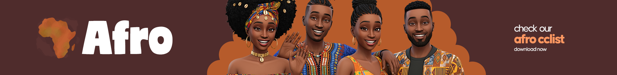 Sims 4 Afro CC - Discover the best Sims 4 Afro CC! Download high-quality textured hair, urban fashion, and realistic skin overlays. Featuring Maxis Match and Alpha braids, locs, and Melanin-rich presets to perfect your Black Sim characters.