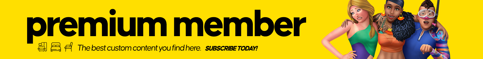 Become a Premium Member - The best Sims 4 CC you find here! Become a Premium Member today!