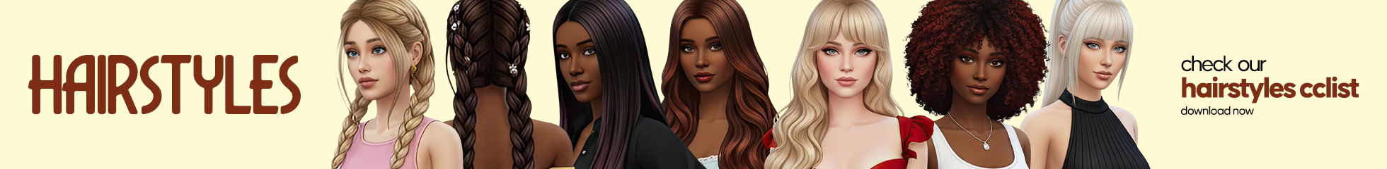 Sims 4 Hairstyles - Sims 4 Hairstyles CC