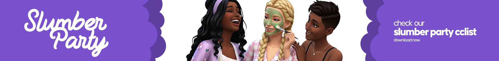 Sims 4 Slumber Party CC - Sims 4 Slumber Party CC