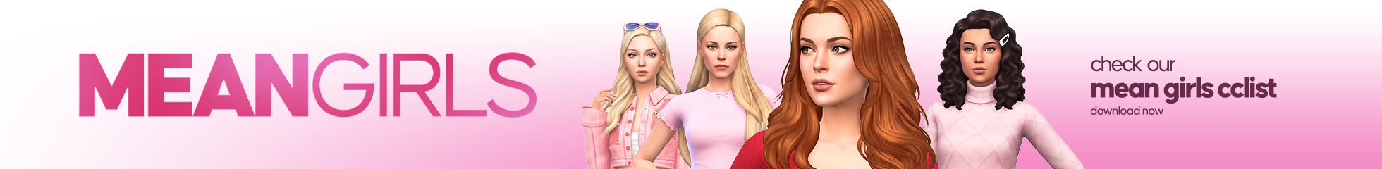 Sims 4 Mean Girls CC - Mean Girls