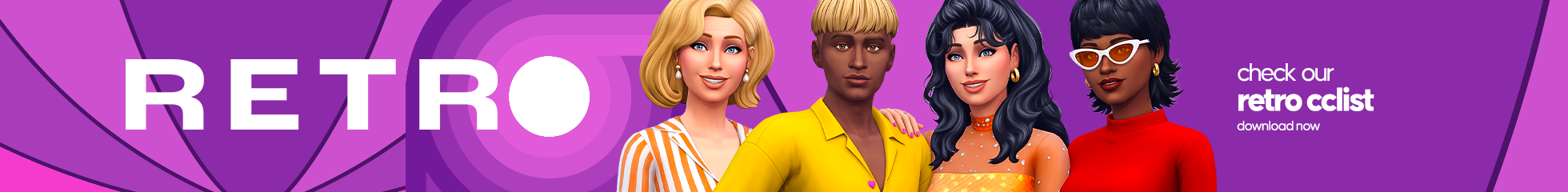 Sims 4 Retro 70's, 80's, 90's CC - Sims 4 Retro 70's, 80's, 90's CC