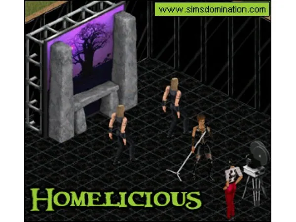 Grave Vídeos em Casa Music Video Homelicious - The Sims 1 Custom Content