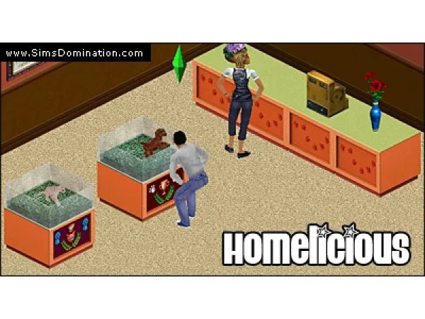 Petshop em Casa Homelicious - The Sims 1 Custom Content