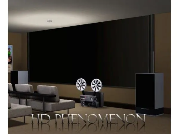 TV enorme HD TV by jplmbastos - The Sims 3 Custom Content