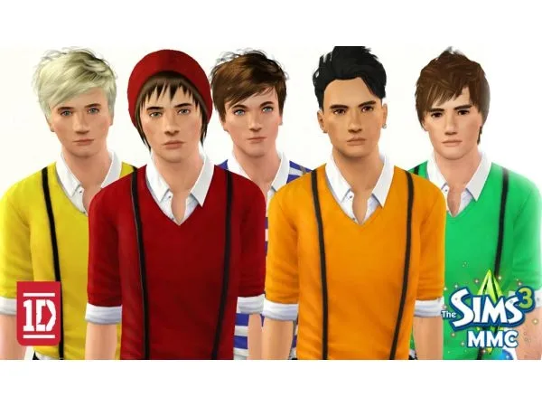One Direction 1D - The Sims 3 Custom Content