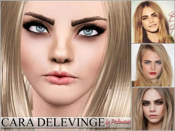 Cara Delevingne - The Sims 3 Custom Content