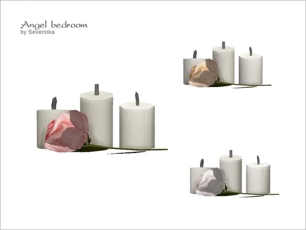 Candles Angel by thesimsresource - The Sims 4 Custom Content