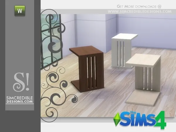 Arden End Table by thesimsresource - The Sims 4 Custom Content