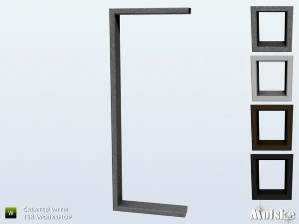 Window SF Seamless Left 1x1 by thesimsresource - The Sims 4 Custom Content