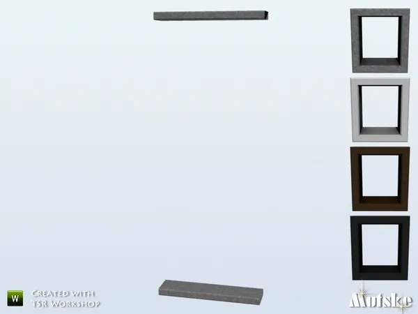 Window SF Seamless Middle 1x1 by thesimsresource - The Sims 4 Custom Content
