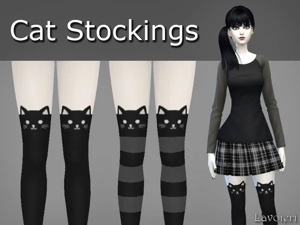 Maxis Match Cat Stockings - The Sims 4 Custom Content