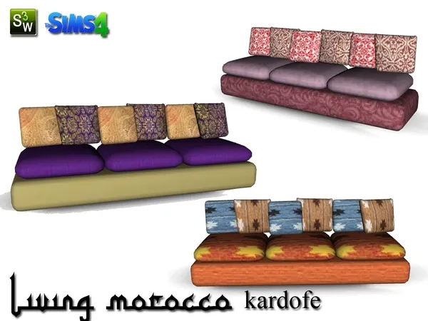 kardofe_Living Morocco_Sofa2 - The Sims 4 Custom Content