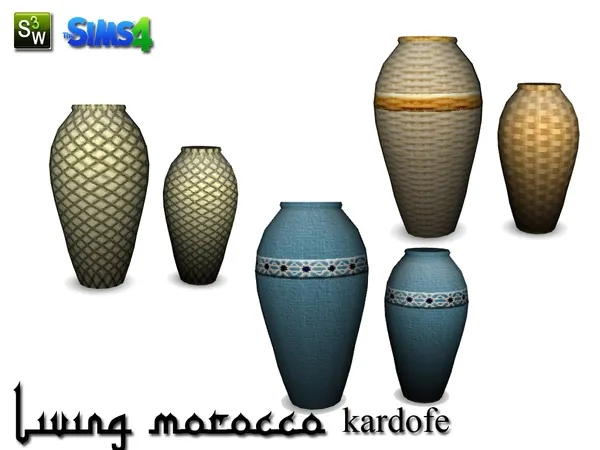 kardofe_Living Morocco_Vase - The Sims 4 Custom Content