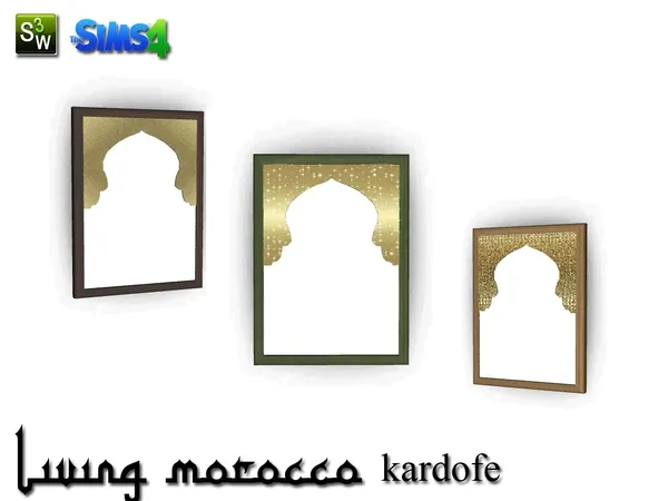 kardofe_Living Morocco_Mirror - The Sims 4 Custom Content