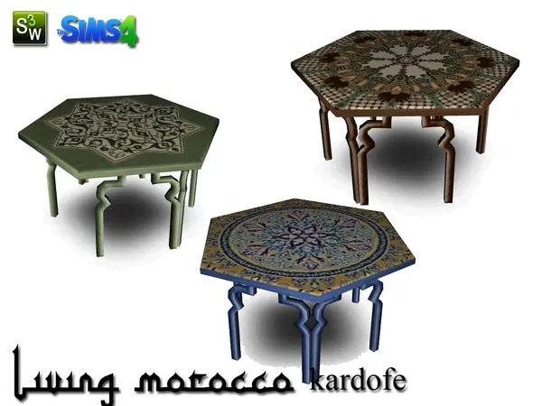 kardofe_Living Morocco_EndTable - The Sims 4 Custom Content