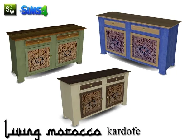 kardofe_Living Morocco_Side table - The Sims 4 Custom Content