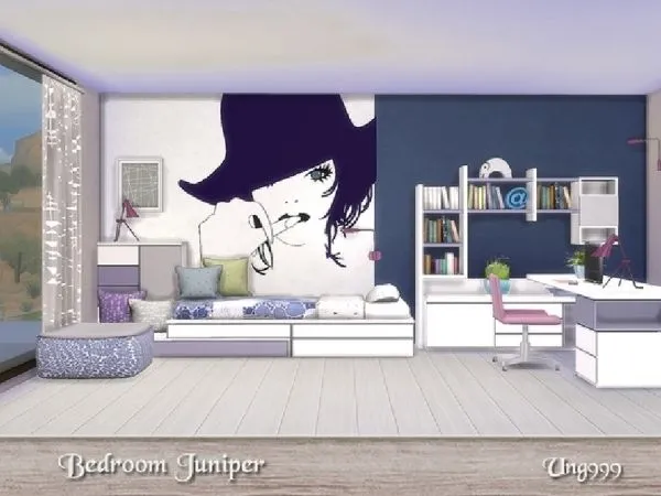Bedroom Juniper - The Sims 4 Custom Content