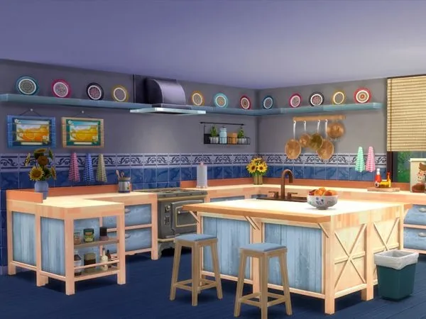 Carmen Kitchen - The Sims 4 Custom Content