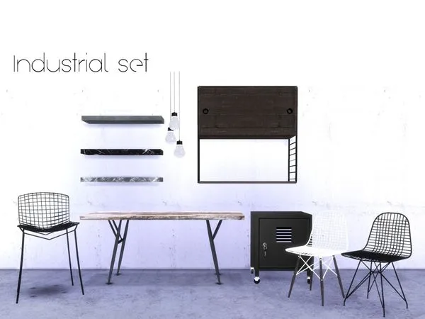 Industrial Set 1 - The Sims 4 Custom Content