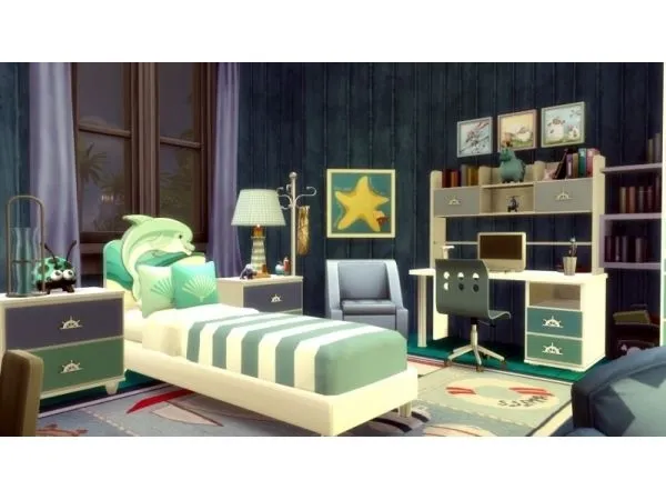 Quarto Infantil Elles - The Sims 4 Custom Content