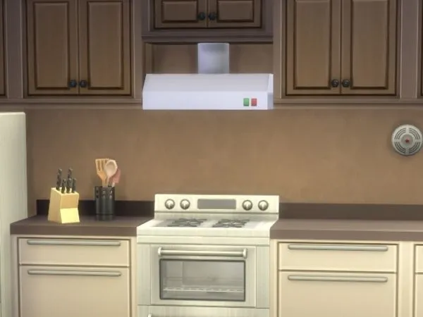 Modern Living Rangehood - The Sims 4 Custom Content