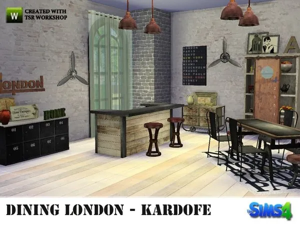 London Cozinha - The Sims 4 Custom Content