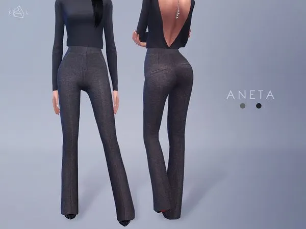 Calça Flared - The Sims 4 Custom Content