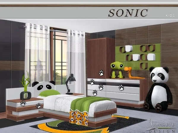 Quarto Infantil Tartapanda - The Sims 4 Custom Content