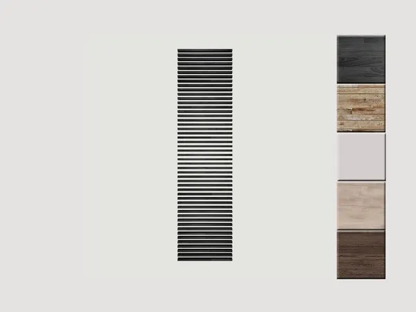 Bedroom Almond Wall Panel (medium) by thesimsresource - The Sims 4 Custom Content