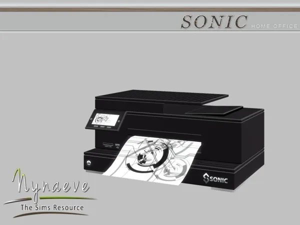 Sonic Printer - The Sims 4 Custom Content