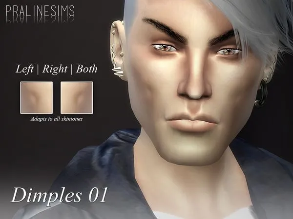 Dimples 01 - The Sims 4 Custom Content