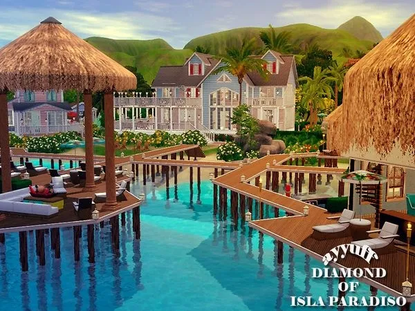 Diamond of Isla Paradiso Resort - The Sims 3 Custom Content