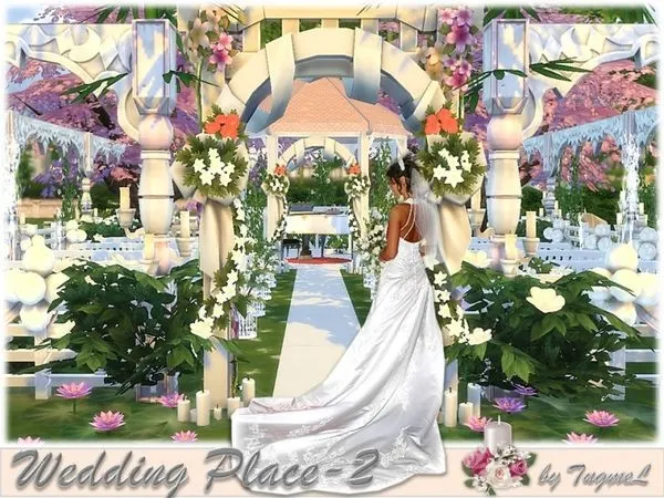 Maxis Match S4 Wedding Place 02 - The Sims 4 Custom Content