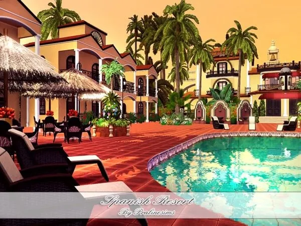 Spanish Resort - The Sims 3 Custom Content