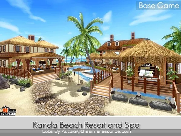 Kanda Beach Resort and Spa - The Sims 3 Custom Content