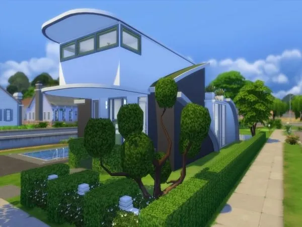 Maxis Match Futuristic Design - The Sims 4 Custom Content