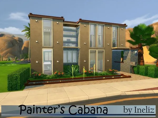 Maxis Match Painter's Cabana - The Sims 4 Custom Content