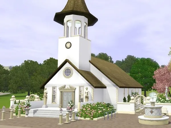 Romantic Wedding Church - The Sims 3 Custom Content