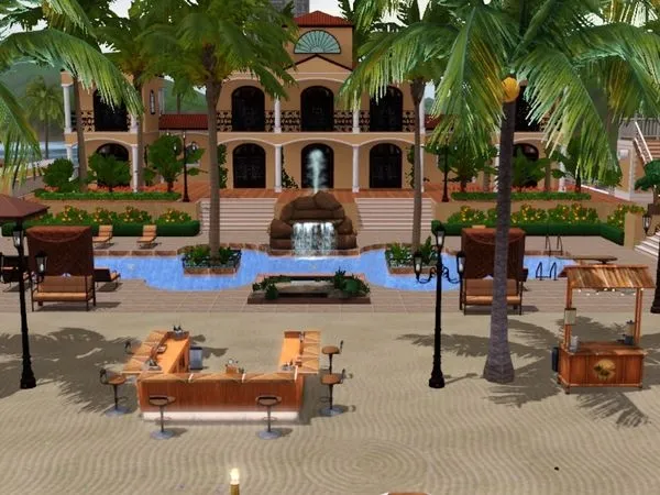 Sands resort and Spa - The Sims 3 Custom Content