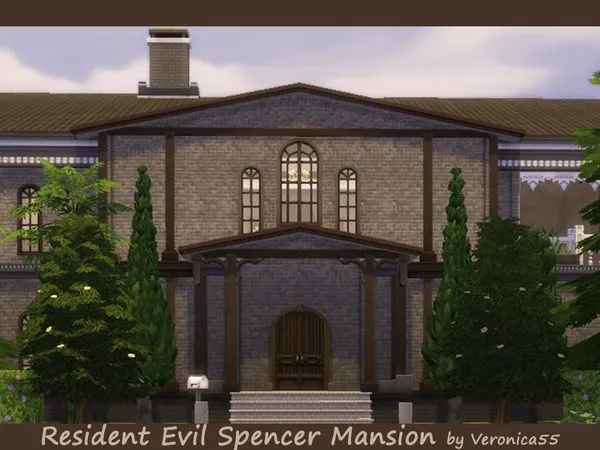 Maxis Match Mansão Resident Evil Spencer - The Sims 4 Custom Content