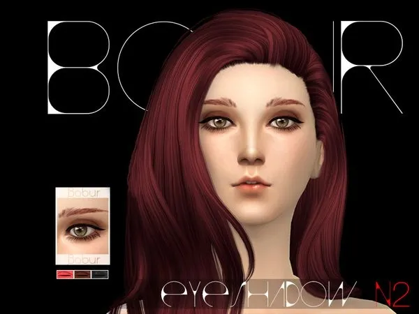 Bobur Eyeshadow N2 - The Sims 4 Custom Content