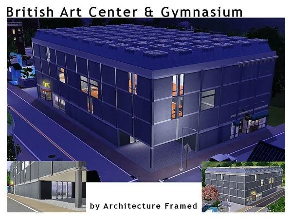 British Art Center Gymnasium - The Sims 3 Custom Content