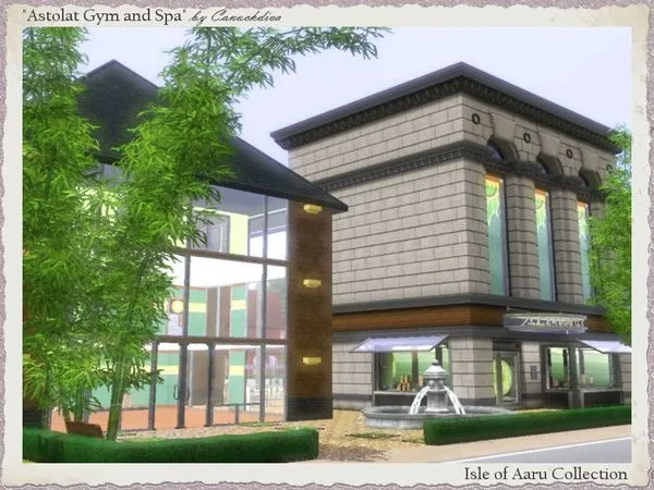 Astolat Gym and Spa - The Sims 3 Custom Content