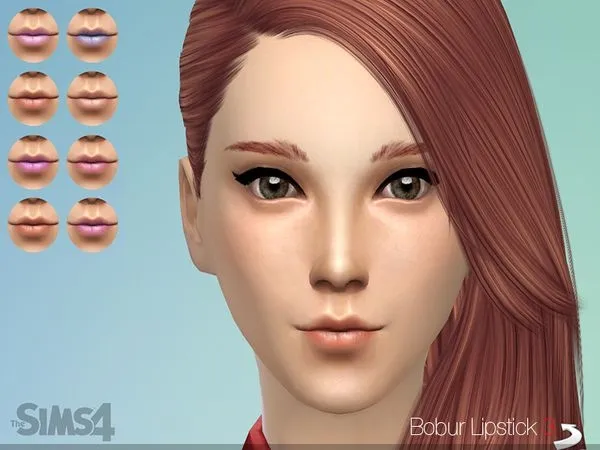 Bobur Lipstick 3 - The Sims 4 Custom Content