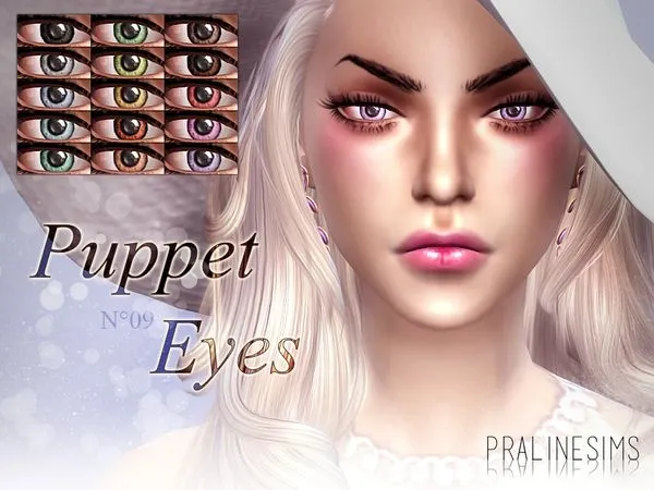 Puppet Eyes N09 - The Sims 4 Custom Content