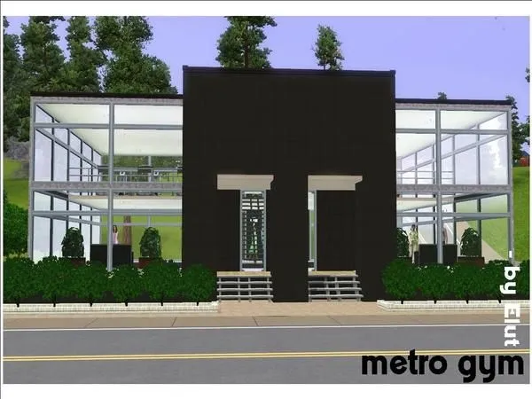 Metro Gym and Pool - The Sims 3 Custom Content