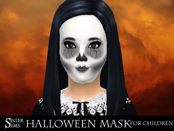 Halloween Mask For Kids - The Sims 4 Custom Content
