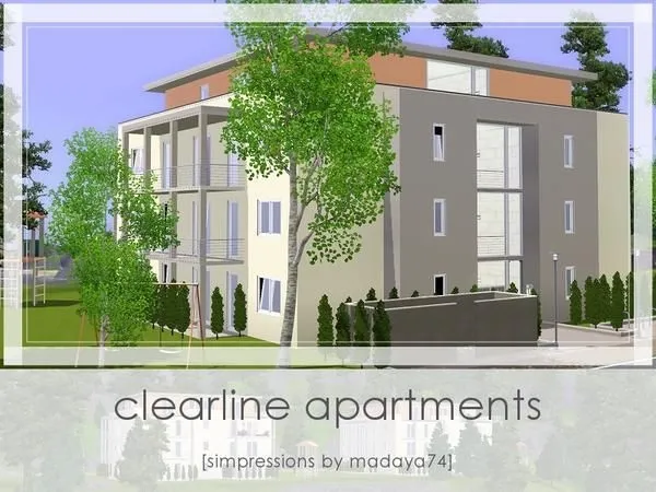 ClearLine Apartments - The Sims 3 Custom Content