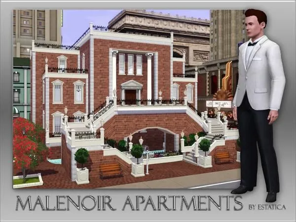 Malenoir Apartments - The Sims 3 Custom Content
